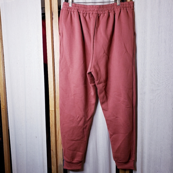 Rust 2pc Jogger Set w/ Crop Top - Picture 7 of 8